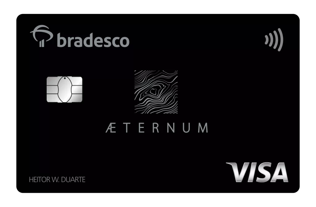 Bradesco Aeternum Visa Infinite cartões de crédito para acumular milhas