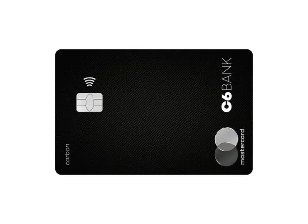 C6 Carbon Mastercard Black - Cartões de crédito para acumular milhas